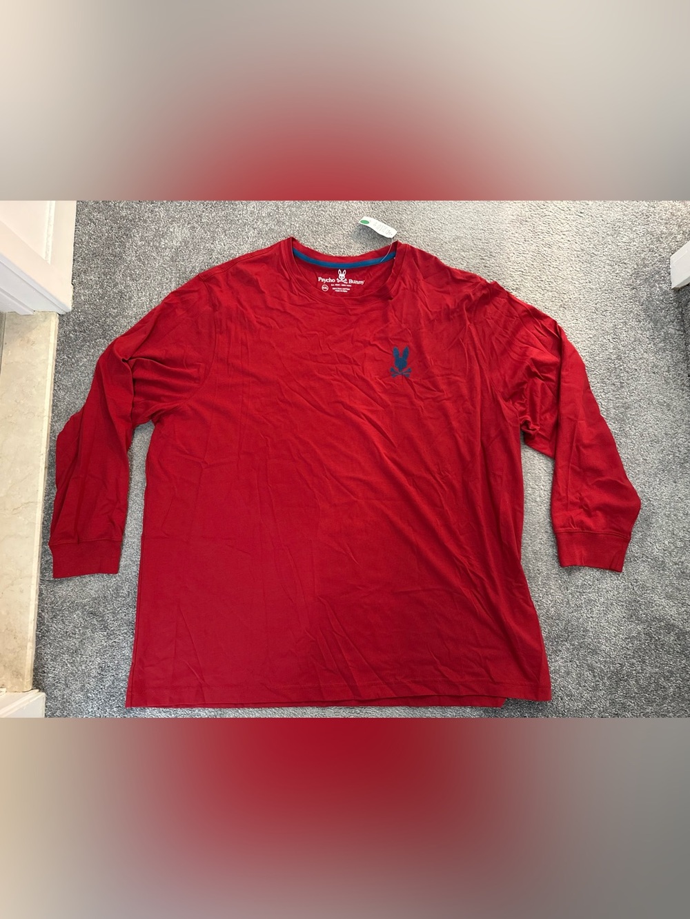 Psycho Bunny Long Sleeved 100% Cotton Shirt 4XL